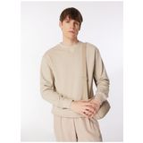 Wrangler Bisiklet Yaka Bej Erkek Sweatshırt W661205543614 Bisiklet Sweatshirt