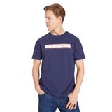 Wrangler Bisiklet Yaka Erkek Tişört, Lacivert, M