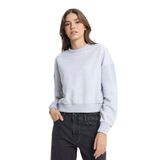 Wrangler Bisiklet Yaka Kadın Sweatshirt Gri Melanj XS