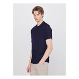 Wrangler Bisiklet Yaka Lacivert Erkek T-Shirt, S Beden