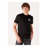 Wrangler Bisiklet Yaka Siyah Erkek T-Shirt W773EE100 Bisiklet Yaka T-shirt