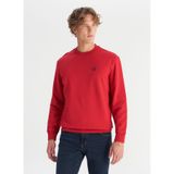 WRANGLER Bisiklet Yaka Sweatshırt, M, 5003317656, Kırmızı, erkek