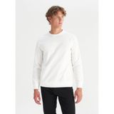 WRANGLER Bisiklet Yaka Sweatshirt, M, 5003317663, Beyaz, erkek