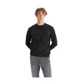 WRANGLER Bisiklet Yaka Sweatshırt, XL, 5003317700, Siyah, erkek