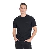Wrangler Bisiklet Yaka T-Shirt, M, W7NM203877001, Siyah, Erkek