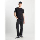 WRANGLER Bisiklet Yaka T-Shirt Regular Fit Small Logo, L, W2510527001, Siyah, Erkek