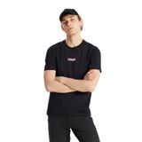 WRANGLER Bisiklet Yaka T-Shirt Regular Fit Small Logo, XL, W2510527001, Siyah, Erkek