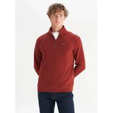 Wrangler Dik Yaka Bordo Erkek Sweatshırt TW2520532810 Bordo Sweatshirt