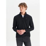 Wrangler Dik Yaka Siyah Erkek Sweatshırt TW2520532001 Siyah Sweatshirt