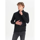 Wrangler Dik Yaka Siyah Erkek Sweatshırt TW2520533001 Siyah Sweatshirt