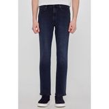 WRANGLER Erkek Arizona Mavi Straight Fit Normal Bel Düz Paça Esnek Jean Pantolon - 31 / 32