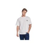 Wrangler Erkek Beyaz Bisiklet Yaka Tişört, S, W231233102