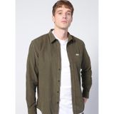 Wrangler Erkek Gömlek, Yeşil, M, Corduroy Shirt