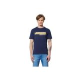 Wrangler Erkek Lacivert Bisiklet Yaka Tişört, M, W231257422