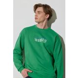 WRANGLER Erkek Loose Fit %100 Pamuk Bisiklet Yaka Mint Yeşili Tişört