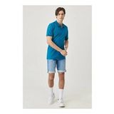 Wrangler Erkek Mavi Polo Tişört