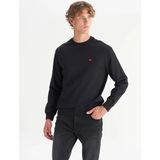 Wrangler Erkek Patch Logo Siyah Erkek Sweatshirt - Siyah - Siyah