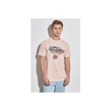 Wrangler Erkek Pembe Bisiklet Yaka Tişört, M, W231243590