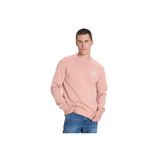 Wrangler Erkek Pembe Yuvarlak Yaka Sweatshirt, Pembe, M