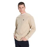 Wrangler Erkek Regular Fit Bisiklet Yaka Bej Sweatshirt, L Beden