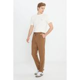 Wrangler Erkek Regular Fit Normal Bel Düz Paça Pantolon, Camel, XL
