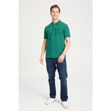 Wrangler Erkek Regular Fit Polo T-Shirt Green - M