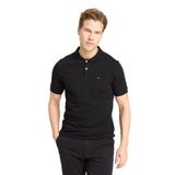 Wrangler Erkek Siyah Klasik Yaka Polo Tişört, XL, W7D5K4XX2T001