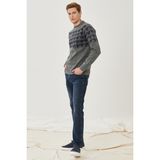 WRANGLER Erkek Straight Fit Esnek Jean Pantolon Mavi Renk Normal Bel Düz Paça Casual Model - 32 / 30