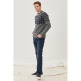 WRANGLER Erkek Straight Fit Normal Bel Mavi Esnek Jean Pantolon %98 Pamuk Kumaş ile Günlük Kullanım - 36 / 34
