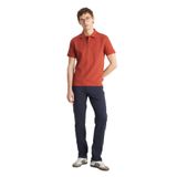 Wrangler Erkek T-Shirt Erkek Regular Fit Polo, Kiremit, S