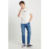 Wrangler Erkek T-Shirt W2510527, Kırık Beyaz, S