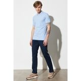 WRANGLER Erkek Texas Slim Fit Dar Kesim Normal Bel Lacivert Esnek Pantolon