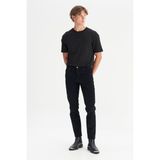 Wrangler Erkek Texas Slim Kadife Pantolon Black - Klasik - 31