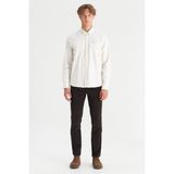 Wrangler Erkek Texas Slim Kadife Pantolon Coffee Bean - Klasik - 36