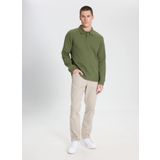 Wrangler Haki Erkek Polo T-Shirt W242778308 Regular Polo T-Shirt