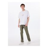 WRANGLER Haki Erkek Slim Fit Chino Pantolon W12S004826 Texas Slim Pantolon
