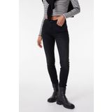 WRANGLER High Rise Skinny Fit Dar Kesim Yüksek Bel Kadın Siyah Pamuklu Esnek Jean Denim Kot Pantolon