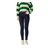 Wrangler High Rise Skinny Jean Pantolon Kadın Jean Pantolon, Mavi, 26/30