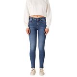 Wrangler High Rise Skinny Jean Pantolon Kadın Jean Pantolon, Mavi, 29/30