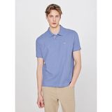 Wrangler Indıgo Erkek Regular Fit Polo T-Shirt W2610158TF Indigo Polo T-Shirt - İndigo - 2XL