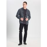 Wrangler Kapüşon Yaka Antrasit Erkek Sweatshırt W242664ANM Antrasit Sweatshirt