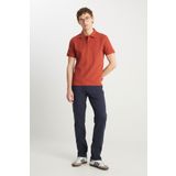 WRANGLER Kiremit Erkek Kısa Kol T-Shirt Erkek Regular Fit Polo
