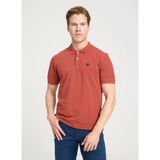 Wrangler Kiremit Erkek Polo T-Shirt W7D5K4XX2T222 Kısa Kollu Polo Tshir - XL