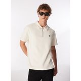 Wrangler Kırık Beyaz Erkek Polo T-Shirt W7Nq2052861Y Fermuarlı Polo T-Shirt - XL