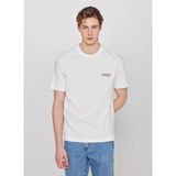 Wrangler Kırık Beyaz Erkek Regular Fit T-Shirt W7719725102 Kırık Beyaz T-Shirt