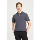 Wrangler Kısa Kollu Polo Erkek Tişört, Antrasit, L