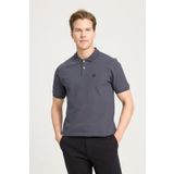 Wrangler Kısa Kollu Polo Erkek Tişört, Antrasit, M