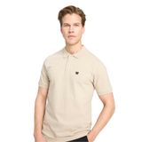 Wrangler Kısa Kollu Polo Erkek Tişört, Bej, S