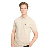 Wrangler Kısa Kollu Polo Erkek Tişört, Bej, XL