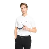 Wrangler Kısa Kollu Polo Erkek Tişört, Beyaz, M